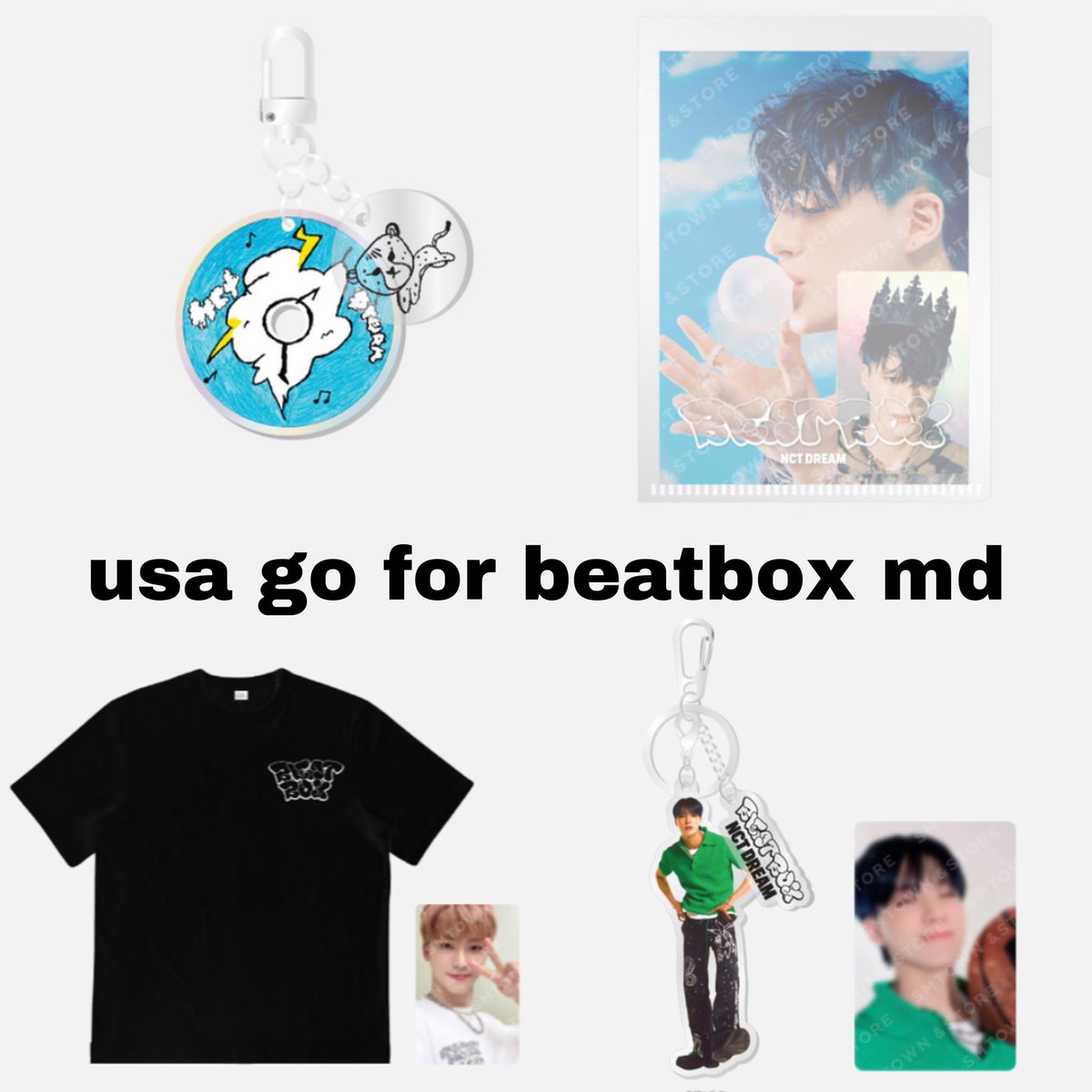 dreamfulhc's tweet photo. USA GO

for nct dream beatbox md

3 payments
- $8.50-$45.50
- ems
- dom 

form closes: 20-30 items

read form for more info!

form: https://t.co/9zjMCcwKp9

~py🍓 https://t.co/IKCYmTHoNU