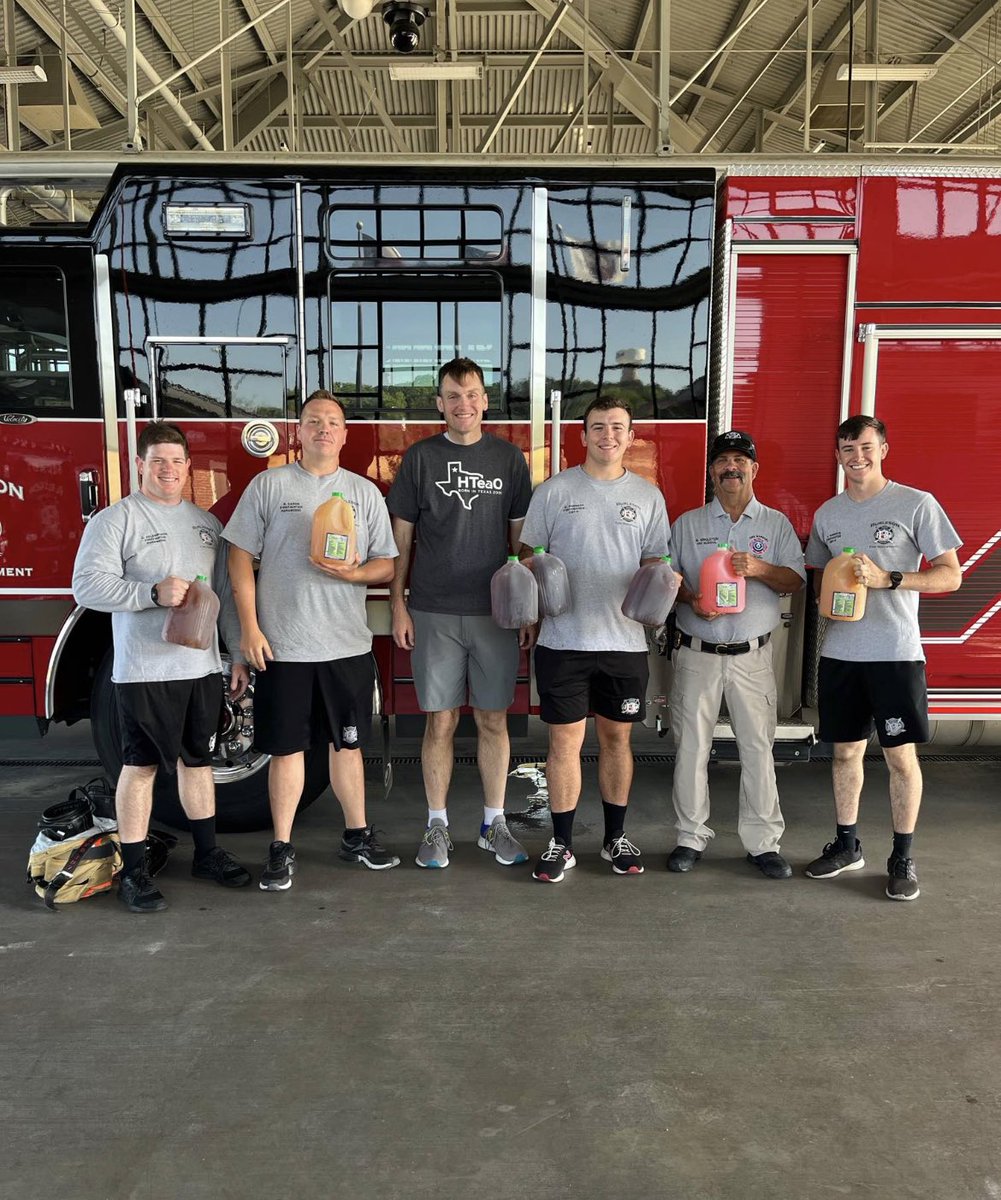 We would like to thank Paul with HTeaO Burleson for bringing some delicious tea for our Burleson Firefighters!