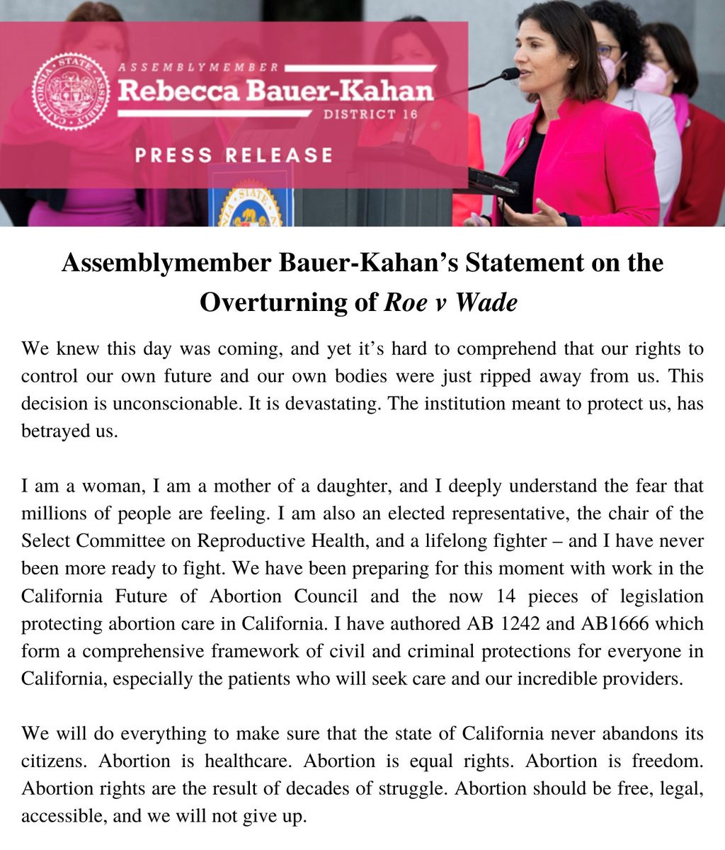 A sad, horrible and devastating day. My statement: