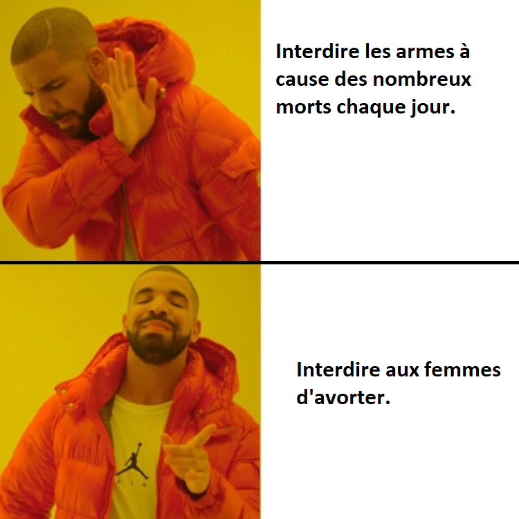 VincentLanies's tweet photo. "Les États unis, pays de la liberté". 🤡
Libres de tuer mais pas d'avorter. https://t.co/lnxab5yMvo
