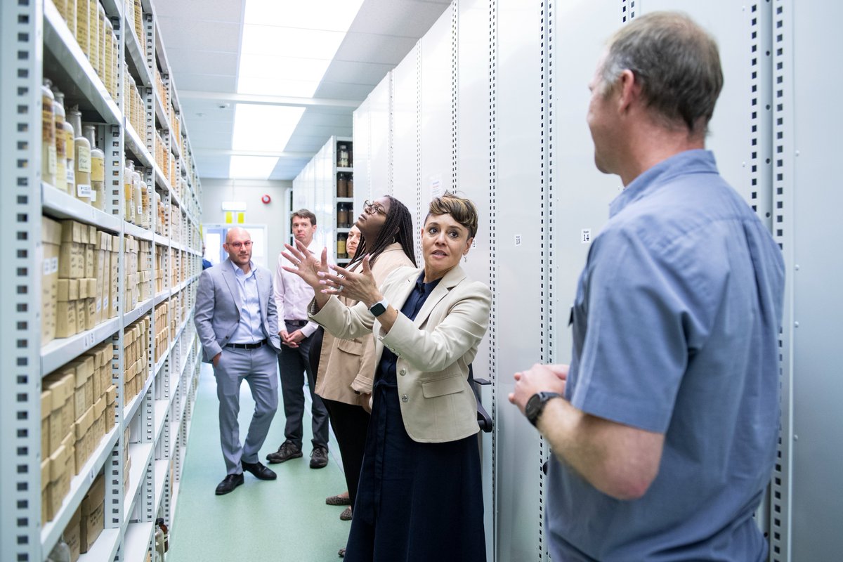 Rothamsted Research (@rothamsted) on Twitter photo Delighted to welcome <a href="/DepSecBronaugh/">Deputy Secretary Jewel Bronaugh</a> 🇺🇸 to campus today along with U.S. Agricultural Counsellor <a href="/USAinUK/">U.S. Embassy London</a> and Agricultural Commissioners from 8 states  - here being shown around the historic sample archive. Delighted to welcome <a href="/DepSecBronaugh/">Deputy Secretary Jewel Bronaugh</a> 🇺🇸 to campus today along with U.S. Agricultural Counsellor <a href="/USAinUK/">U.S. Embassy London</a> and Agricultural Commissioners from 8 states  - here being shown around the historic sample archive.