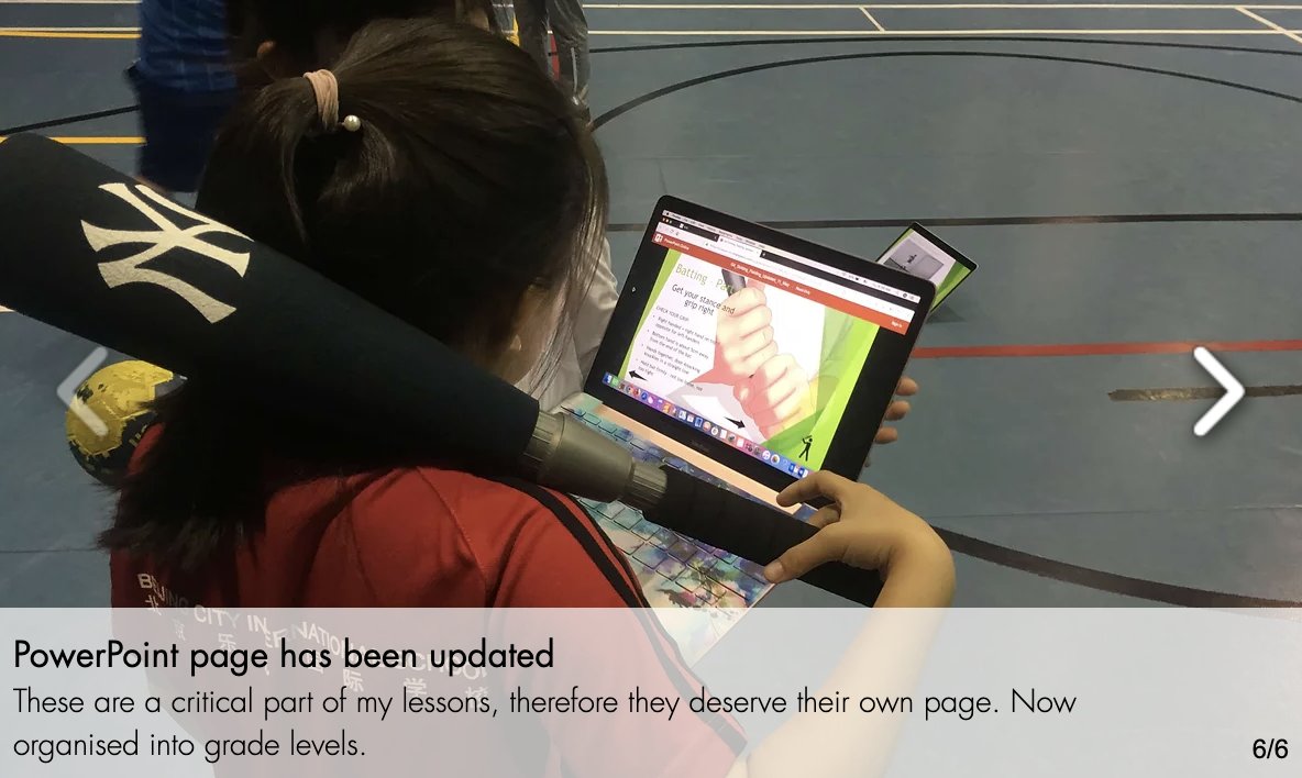 21physed's tweet image. Whew 😅 A few updates on the 21PE website! Technology page updated, home page cleaned up, new year plan uploaded, and since I love PowerPoints they had to have their own page (all organized into grade levels), among other updates. ow.ly/MXTC50JGL3X #physed #pegeeks #pyppe