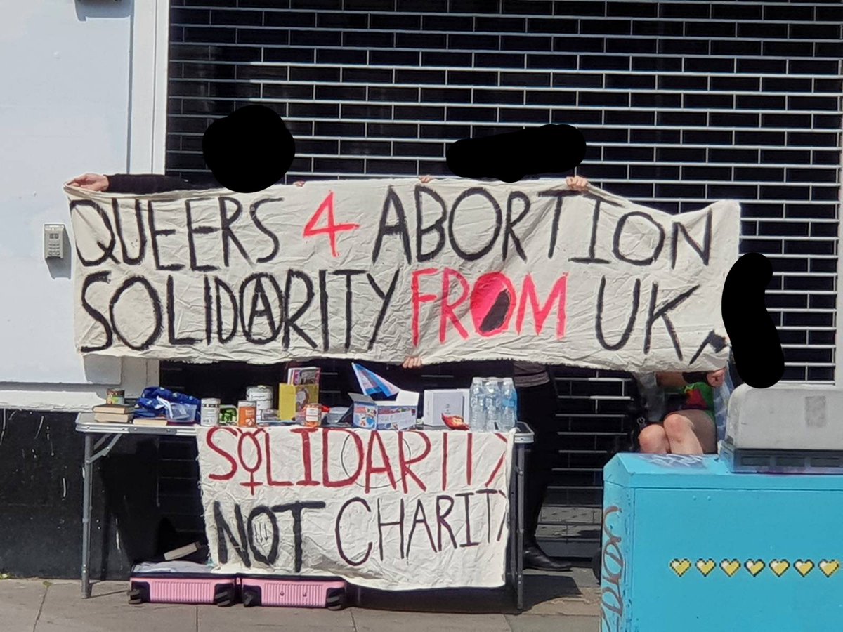reclaimpridebtn's tweet photo. From our Free Store to everyone in US right now: our love, rage and solidarity goes out to you. https://t.co/5KlZsCY5VX