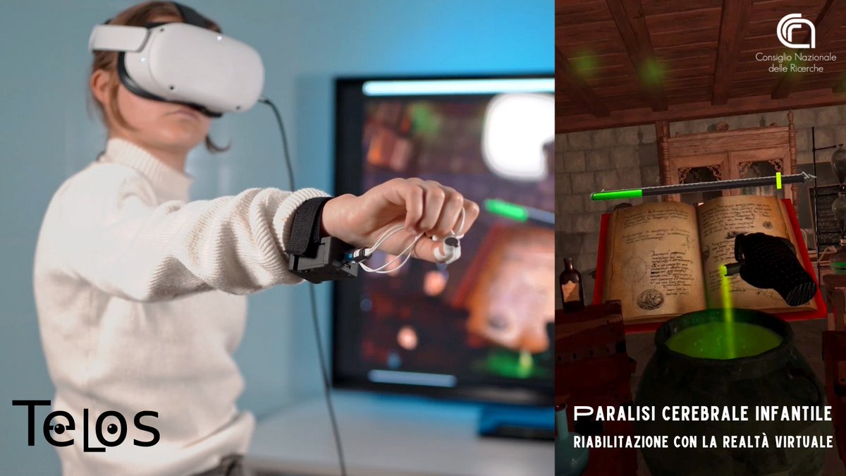 Paralisi cerebrale infantile, #riabilitazione con la #realtàvirtuale
Quanto è efficace rispetto alla terapia riabilitativa standard?
Al via la fase di sperimentazione clinica del progetto #TELOS al quale partecipa anche il #Cnr_Ifc
Scopri di più al link
👇
cnr.it/it/news/11207