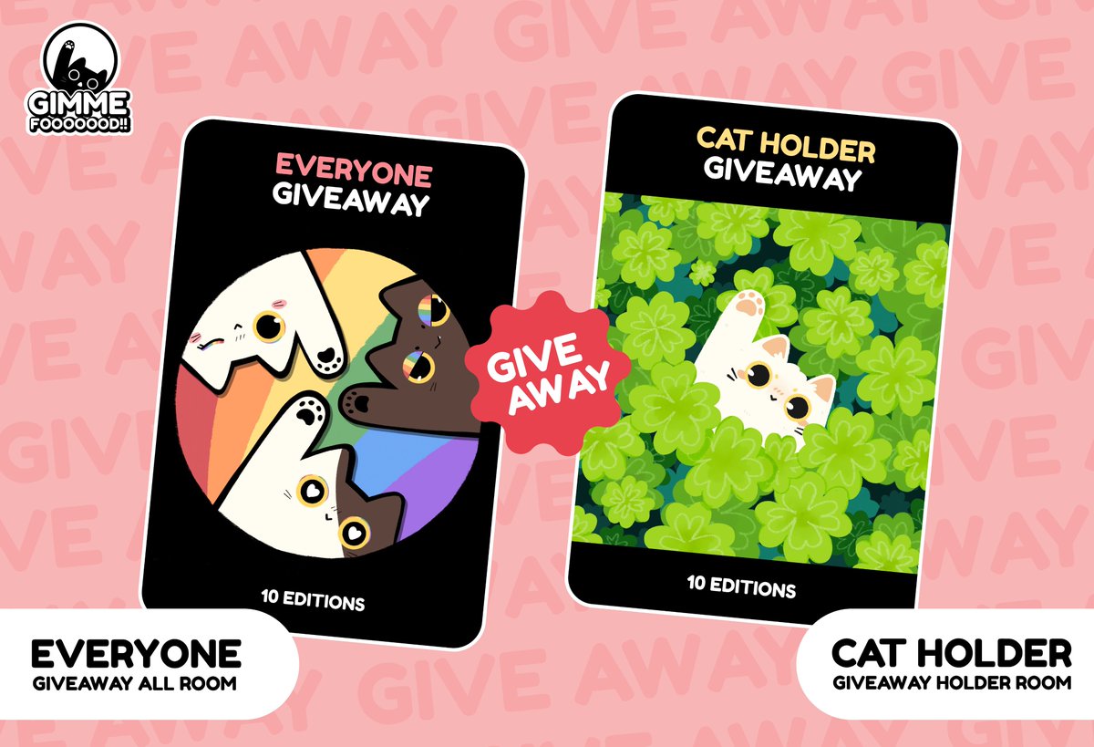 🎉 Giveaway GIMME FOOOOOOD!!
DATE : 25/06/22
TIME : NOW-21.00 (+7 UTC)

💛GIVEAWAY EVERYONE
To Enter:
1. Follow 
<a href="/mp_artlady/">MISSPETIT.ARTLADY</a> 
2. RT/Like &amp; Tag 2 friends
3. Join Discord discord.gg/vKkBjVkWfb
and press 🎉 in #🥇giveaways all

💛GIVEAWAY HOLDER
- PRESS 🎉 in #🥇giveaways holder