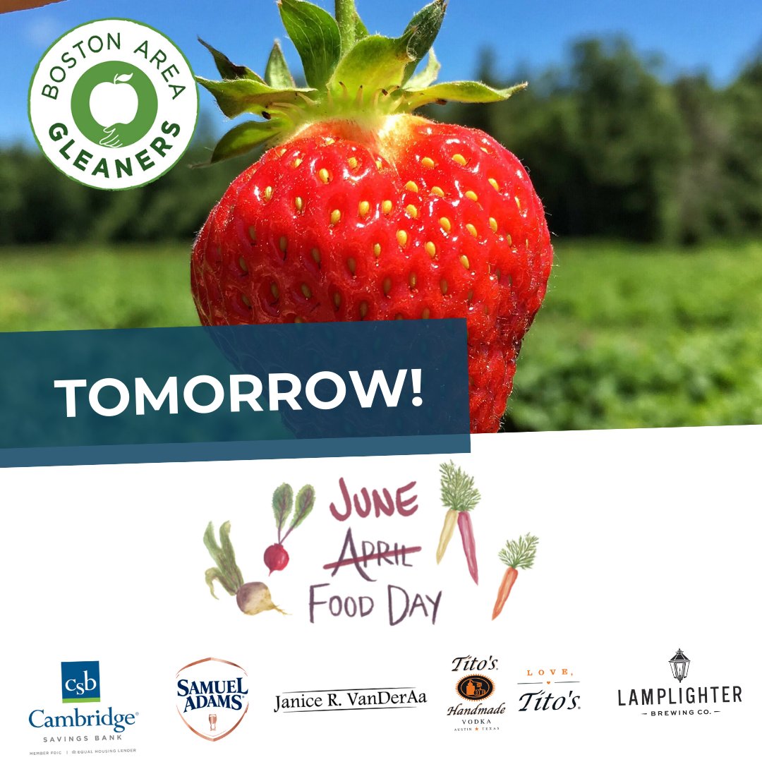 We hope you'll join us TOMORROW at 4:30PM for our 'June Food Day' summer kickoff event!

conta.cc/3GSNZXc 

Grab tickets now if you haven't already, and come out to Stonefield farm for music, food, and community—all in support of food access and sustainable local farming.