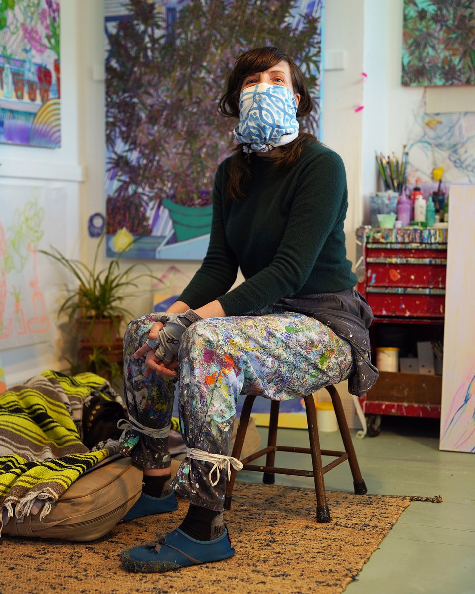 McQueen's tweet photo. “Sometimes I work on a portrait composition that becomes a single painting very quickly. Other times a composition may become multiple paintings over a number of months or years.”
Discover Hope’s #McQueenPROCESS: https://t.co/4acJNk4QRm
#McQueenPreAW22 https://t.co/GoLzop7ijn