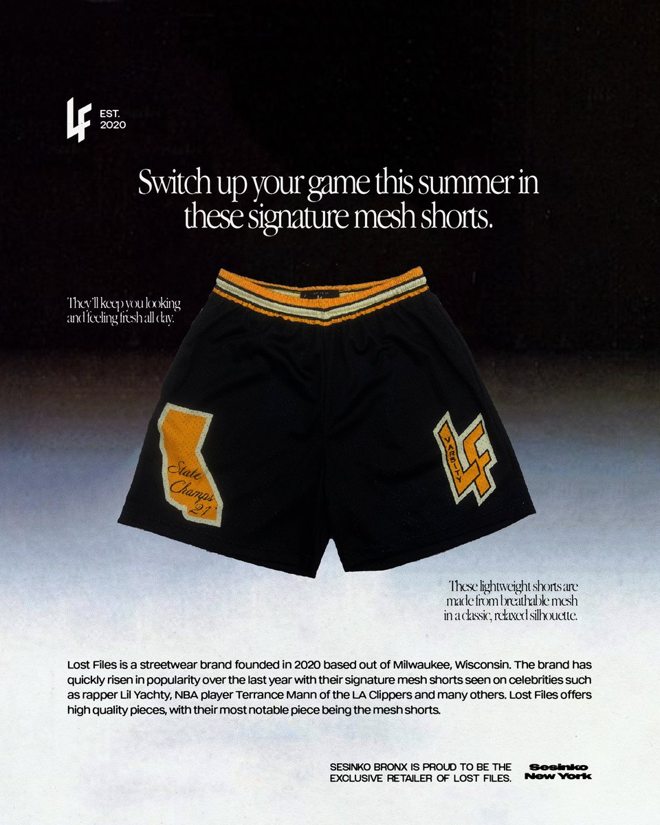 Lost Files is officially available at Sesinko Bronx location! White paisley, black paisley, red letterman &amp; black letterman are available in store NOW! 

Anyone who purchases from Sesinko will get early access to the basics restock in 2 weeks!!!!