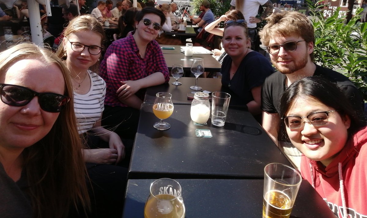 Zandra Fagernäs, PhD (@zandraselina) on Twitter photo First <a href="/WelkerGroup/">Welker Group</a> Friday beers, and it just happened to coincide with one of those rare warm and sunny Copenhagen summer days! First <a href="/WelkerGroup/">Welker Group</a> Friday beers, and it just happened to coincide with one of those rare warm and sunny Copenhagen summer days!