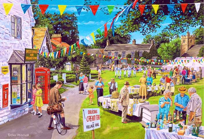 Let’s have a cream tea in the village! #NationalCreamTeaDay 🥰☕️🫖🍰🍓

🎨 Trevor Mitchell