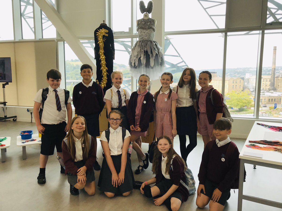 Our arts council children have had a fabulous day taking part in different textile workshops <a href="/HuddersfieldUni/">University of Huddersfield</a> as part of our  <a href="/Textilesinplace/">Weaving Together a Story of Place</a> project. It was amazing to see the degree show &amp; learn different textile techniques from other children. <a href="/phf_uk/">Paul Hamlyn Foundation</a> <a href="/WovenInKirklees/">Woven in Kirklees</a>