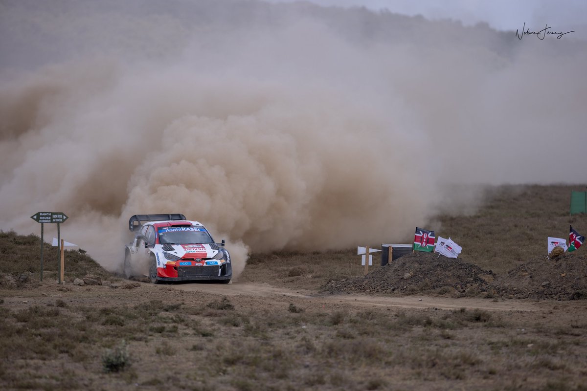 ToyotaCFAOKE's tweet photo. Great start to the first stages by @TGR_WRC as Team Toyota takes an early lead to the #WRCSafariRally 🇰🇪
Where are you watching the action from ?
#PushingTheLimit #gazooracing #WRC #SafariRallyKenya #CFAOMotorsExperience https://t.co/y5Nf7XVwLY