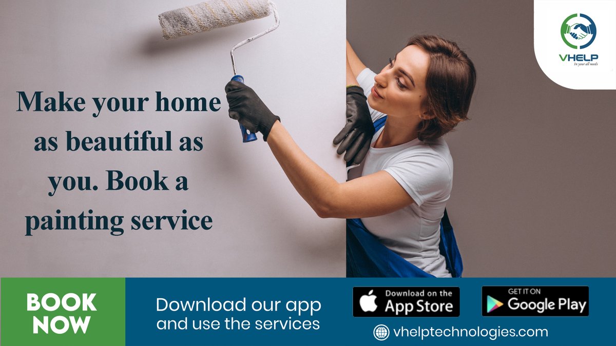 VHelpHomeServi1's tweet image. Many people ignore that they should repaint their houses once in a while. Now it is true that Dubai does not endure frequent rains, but the heat can damage the colors of the walls and the colors can fade away. Restore the look of your house with V Help Home services.