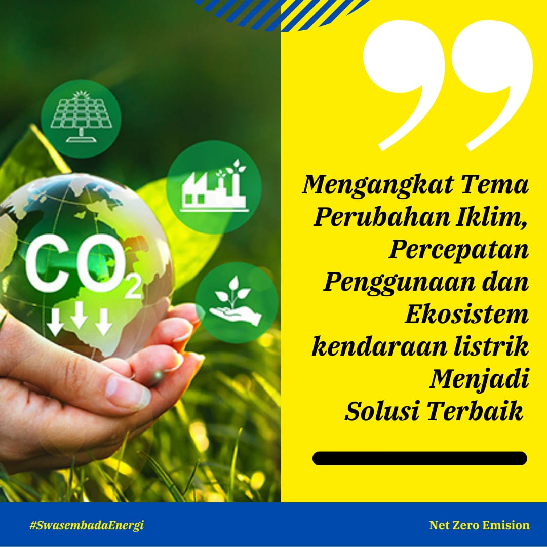 Kendaraan listrik masih menjadi solusi terbaik untuk mewujudkan Net Zero Emission.

#SwasembadaEnergi