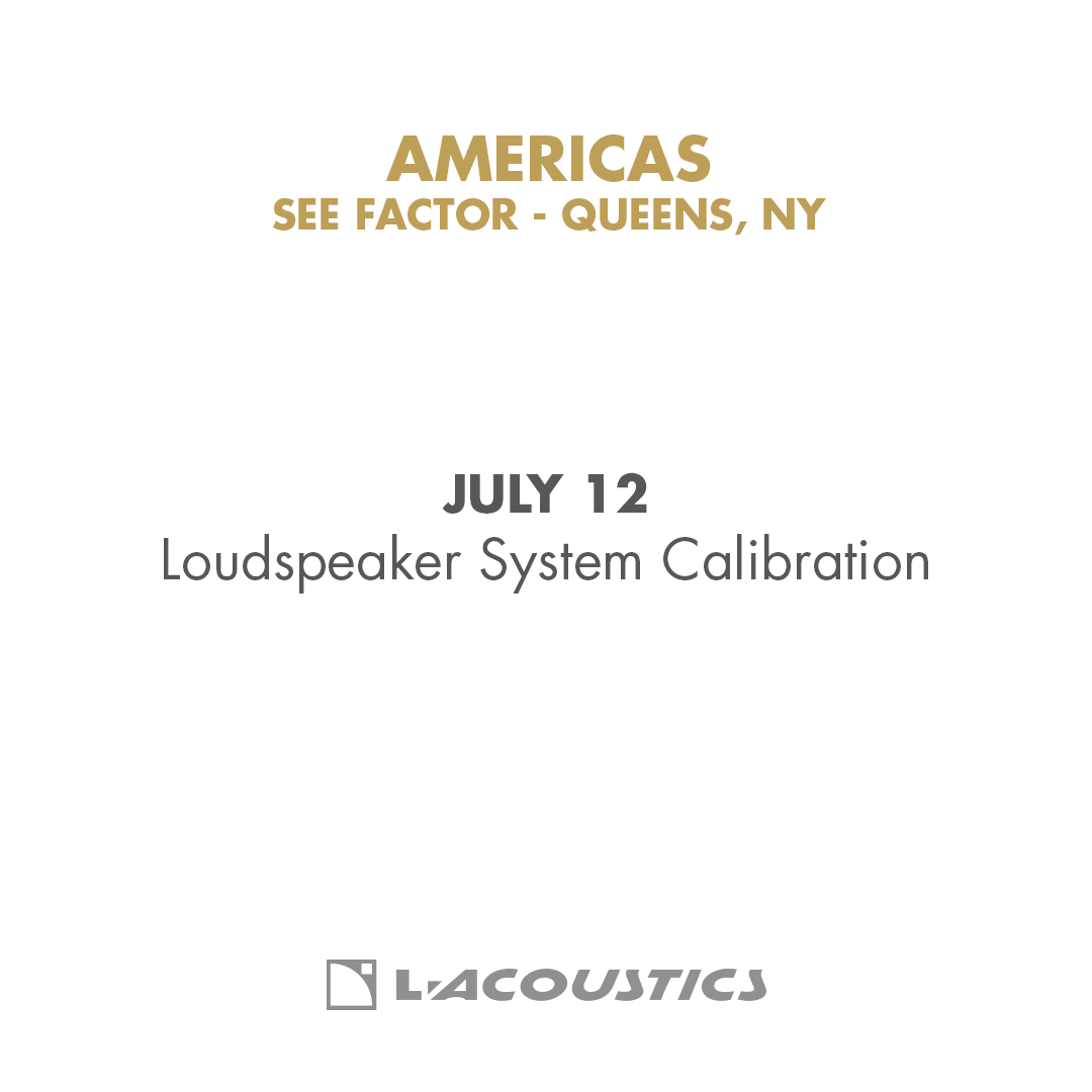 L_ACOUSTICS's tweet photo. Have you checked our latest #SoundEducation calendar? We’ve got several sessions coming up both in-person at @SeeFactor and online! Head to our eStore to sign up now at the links below:
June sessions: https://t.co/wYNYcLaqoa
July sessions: https://t.co/QIPBGgdNZI https://t.co/Eyn7Ztq2oq