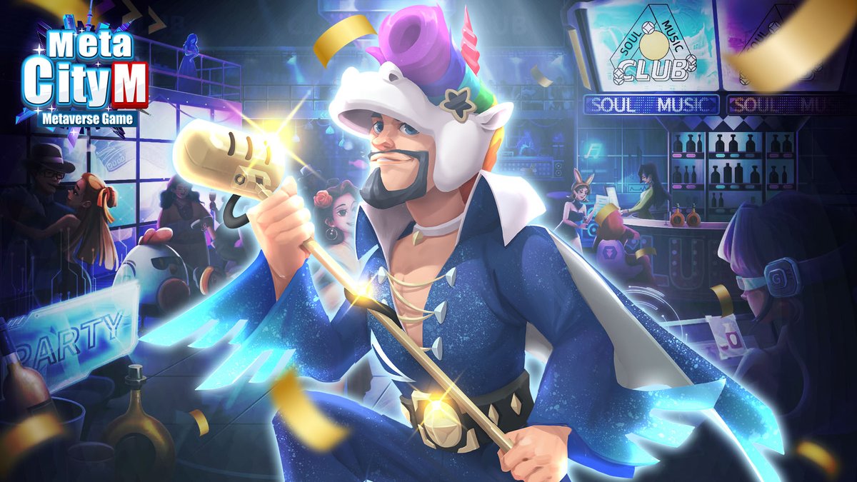 MetaCity_M's tweet photo. La la la~ Don't be sad!
No matter how you feel~

Raise your glass to a good night out🥂

Forget all the troubles,
Let's Dance~

Be the one in the spotlight!

#PartyNight #MetaCityM #MetaverseMobileGames https://t.co/kDx885z5VP