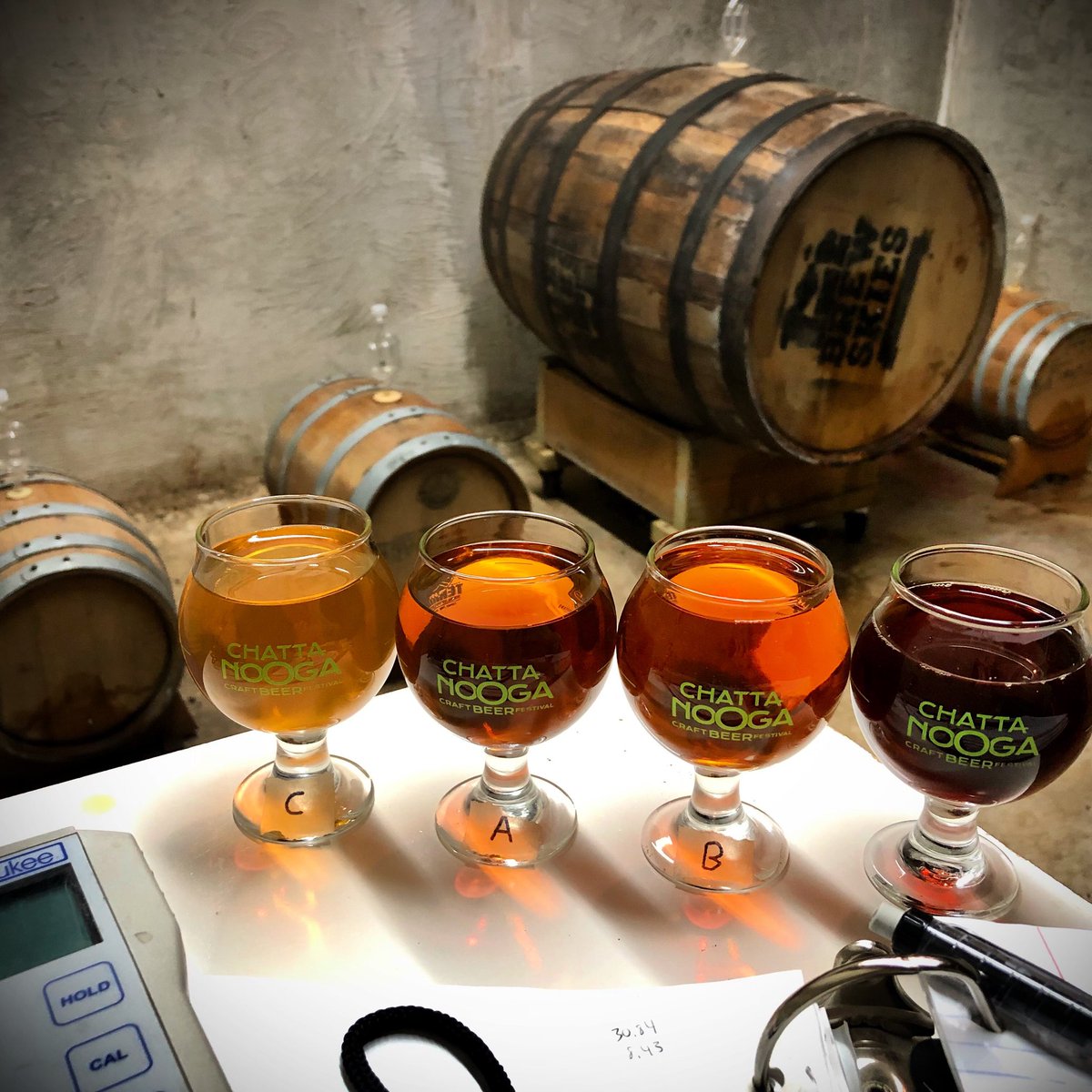 Planning some barrel blends and fruited variants! Lots of giveaways on the way as well!
#BarrelAged #Beer #BarrelCellar #SourAle #FruitedSour #Chattanooga #CraftBeer