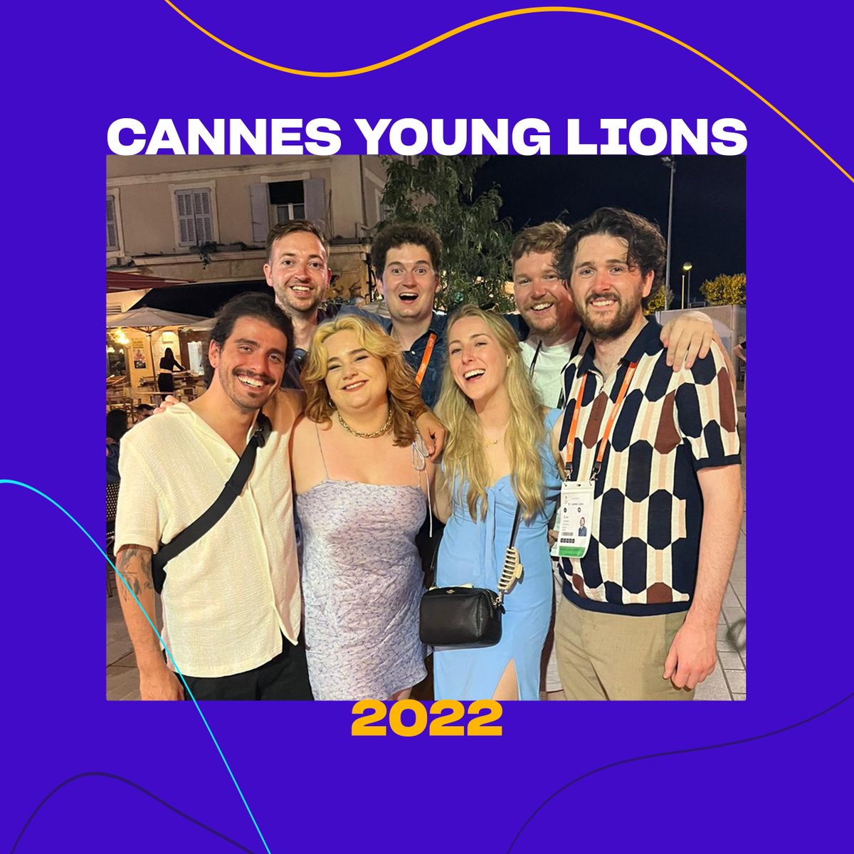 Safe to say this gang of Young Lions enjoyed their first taste of #canneslions this week. Representing us and Ireland and doing us proud 🙌 @IAPI_Updates @AccentureSong @Cannes_Lions #Cannes2022 #Engagetheworld