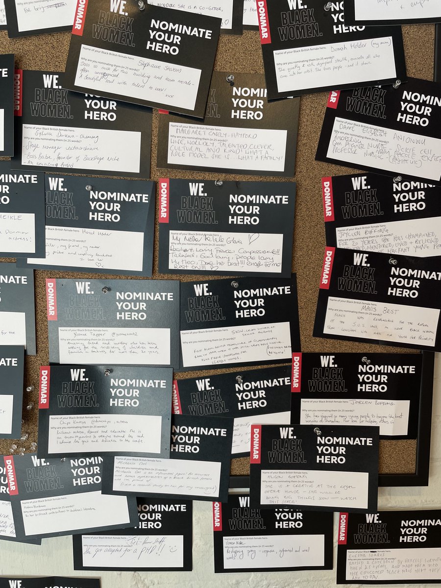 In our free exhibition WE. BLACK WOMEN. leading actresses meet the women who inspire them. Pippa Bennett-Warner chose Joyclen Buffong.

Buffong has been working with young people in Hackney for over 18 years and runs <a href="/365_rise/">RISE.365</a>

The exhibition is on until 30 July

📸Helen Murray