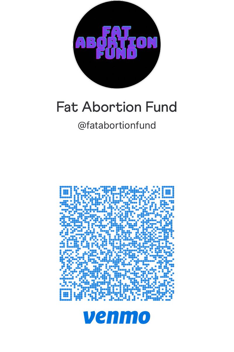 Unfortunately, today is a good day to remind everyone of the following: 

1. Fat uterus-havers are often charged a "fat tax" or turned away from abortion clinics because the providers were never trained on fat people &amp; the equipment  wasn't designed for them.

donate to the fund