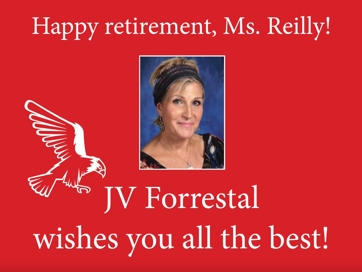 jvfptso's tweet photo. JVF wishes Ms. Reilly &amp; Mr. Loose a wonderful retirement and relaxing summer ahead! Thank you so much for your years of love, dedication, and hard work! You have truly made a lasting impact on our community. All the best to each of you! 🥳
#FalconsForever #JVFConnectEd https://t.co/XTjv12uALD