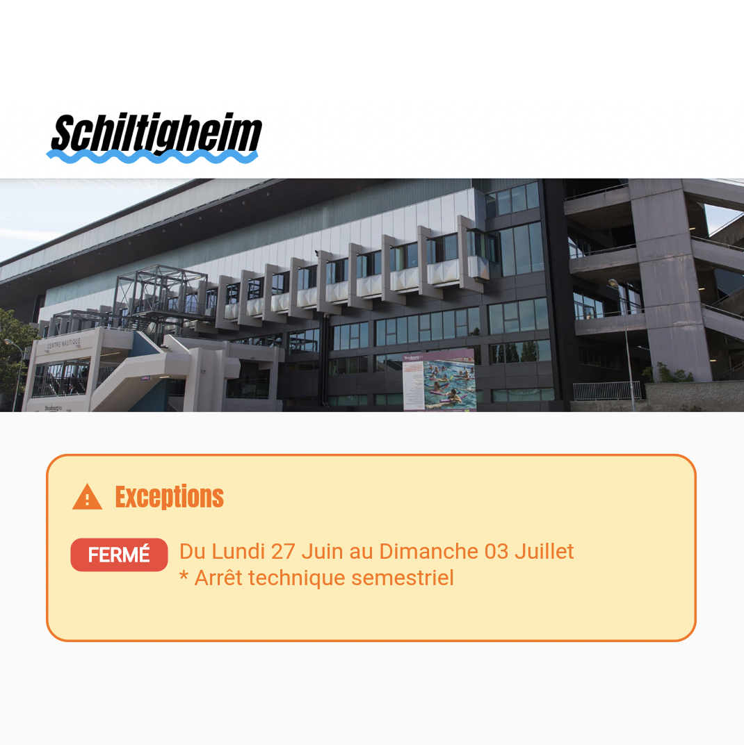 StrasPool's tweet image. 👨‍🔧👩‍🔧 Il est temps pour l'entretien technique semestriel à la #piscine de #Schiltigheim, fermeture toute la semaine. Toutes les informations sont disponibles dans l'appli #straspool, l'actu live des piscines de #Strasbourg!