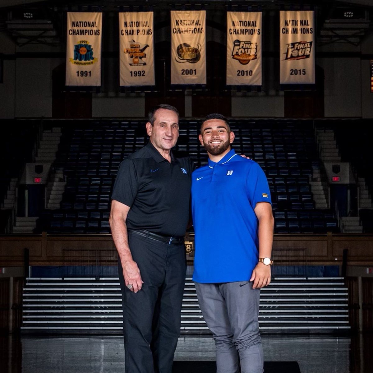 From Duke to the Draft night.

Thank you @dukembb athletes, the 🐐, coaching staff, and the creative team for believing in me. We hung banners, recruited two # 1 classes, &amp; had the top social in all of college sports. The Brotherhood will forever be family🙏

<a href="/nyknicks/">NEW YORK KNICKS</a> WE HERE‼️