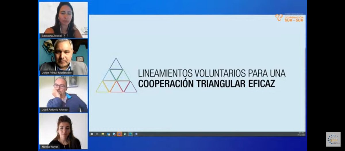 Pab_NavarroR's tweet photo. Escuchando a @GZoccal en conferencia magistral "Instituciones y mecanismos para impulsar CSS y CT tras la covid-19"🌐 

Un tremendo panel integrado también por @Noewayar 🇦🇷y José Antonio Alonso🇪🇸 para habar de cooperación y desarrollo

Modera: @JorgeAPerezP 🇲🇽 https://t.co/VnPks6Bms2