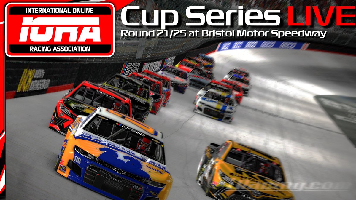 https://t.co/jOdH58iGNM It is, actually time. 4 rounds remain. The IORA Cup Series event from Bristol Motor Speedway will be broadcasted AT 11:45 AM EST! Stop by and catch the action! https://t.co/6oXXITZLU0