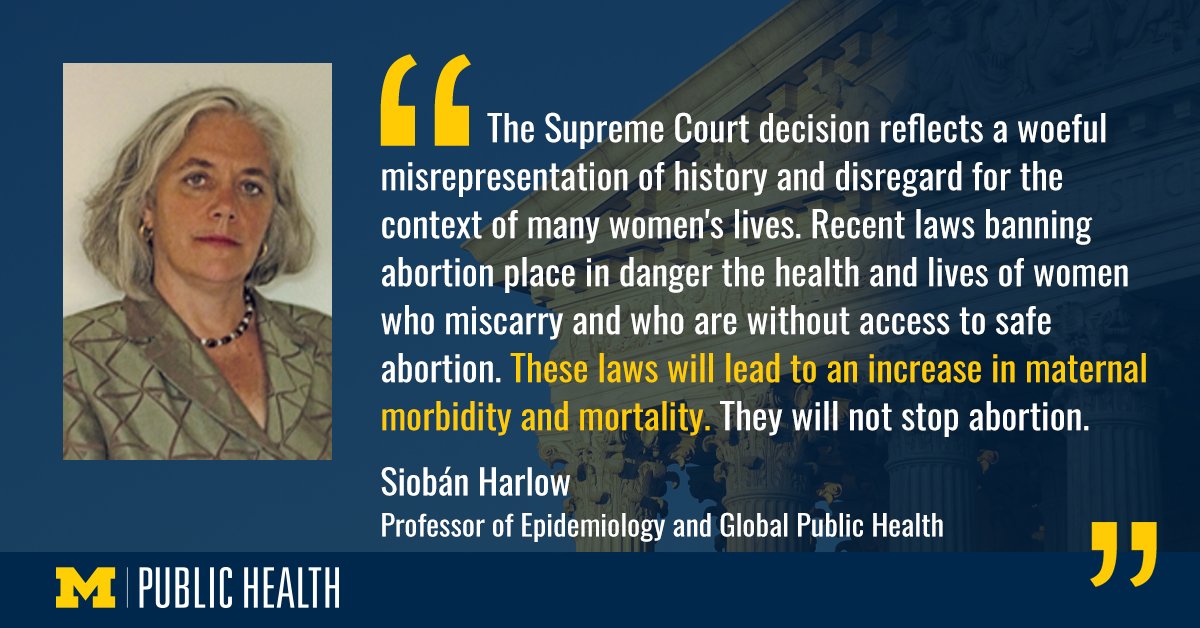 University of Michigan School of Public Health tweet media