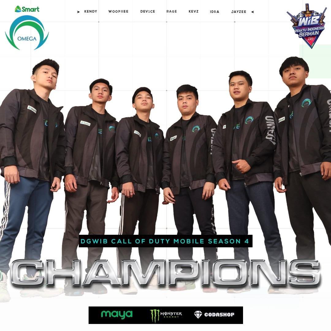 OmegaEsportsPH's tweet photo. We are your DG: Waktu Indonesia Bermain GRAND CHAMPIONS! 🏆

Making insane comeback plays on every hard-fought series, our Smart Omega CODM squad has proven to us once again why they are crowned as the COMEBACK KINGS👑! 

#OneShotOmega  #KapagTopUpCodaShop #MAYA #UnleashTheBeast https://t.co/v9tnyc8hAE