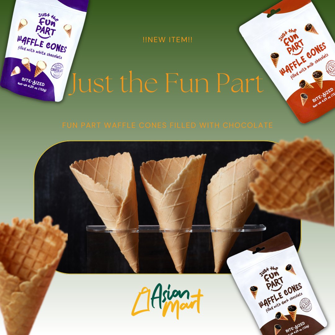 a_mart_official's tweet photo. Everyone knows the best part of the 🍦ice cream🍦 is the cone so hurry to https://t.co/2B2Ywf0LH4 today and indulge in sweetness today.
#cone #icecream #wafflecone #waffle #asianmart #bitesize #funpart @justthefunpart @a_mart_official #MondayMotivation #mondaythoughts #Monday https://t.co/0Gg9PmpoQR