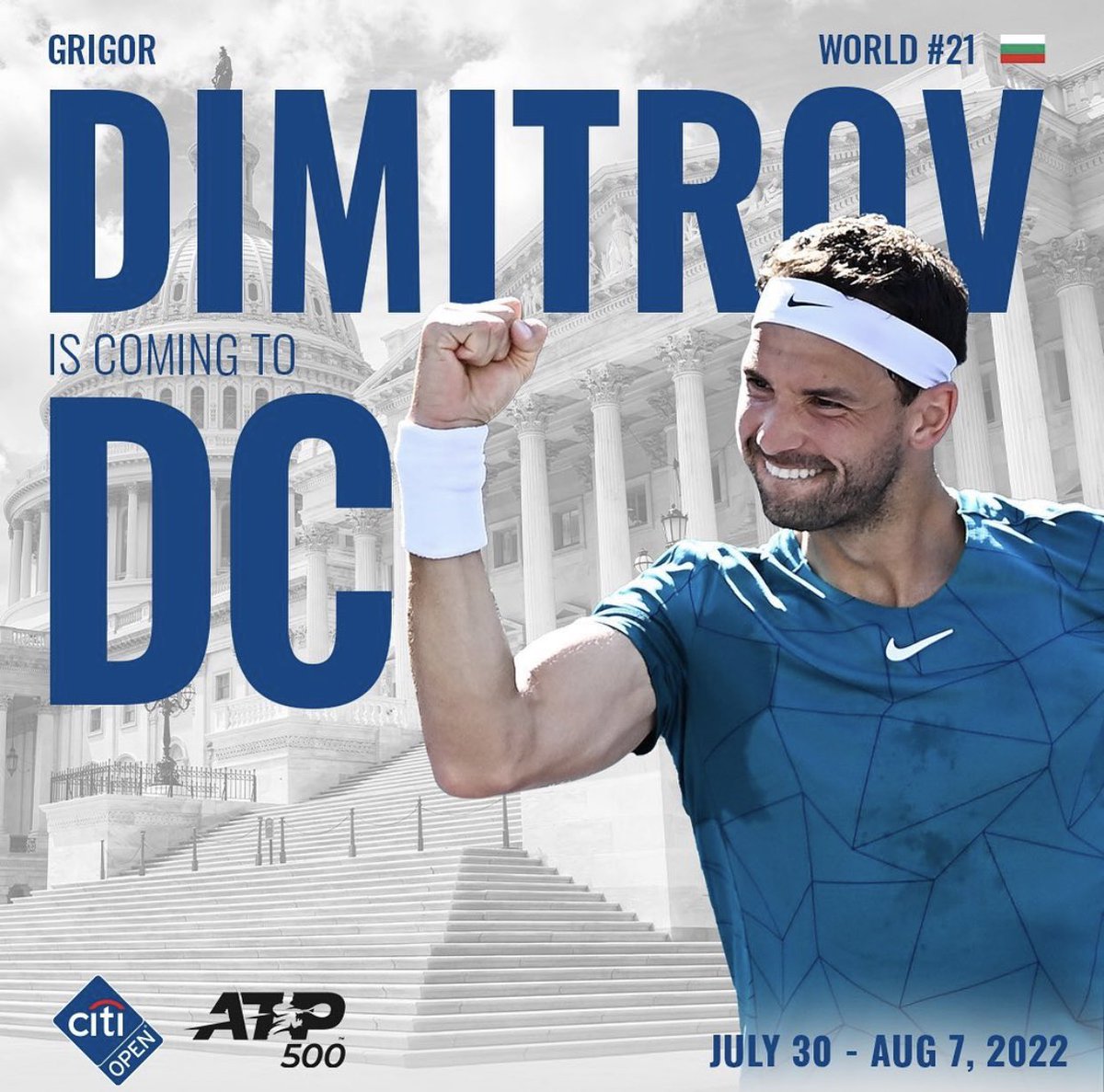 Dimichard_'s tweet photo. Feels like 2014 all over again π₯Ή @CitiOpen #Dimichard #GrigorDimitrov #GenieBouchard https://t.co/QmwQ3dIODN