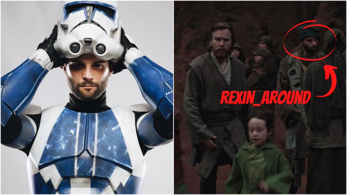 Cosplayer @rexin_around reveals involvement in the Disney+ series Obi-Wan Kenobi by posting screen grabs from Episode 5 of his character, named by the internet, Blue Hat Guy: bit.ly/3A6YBjR
