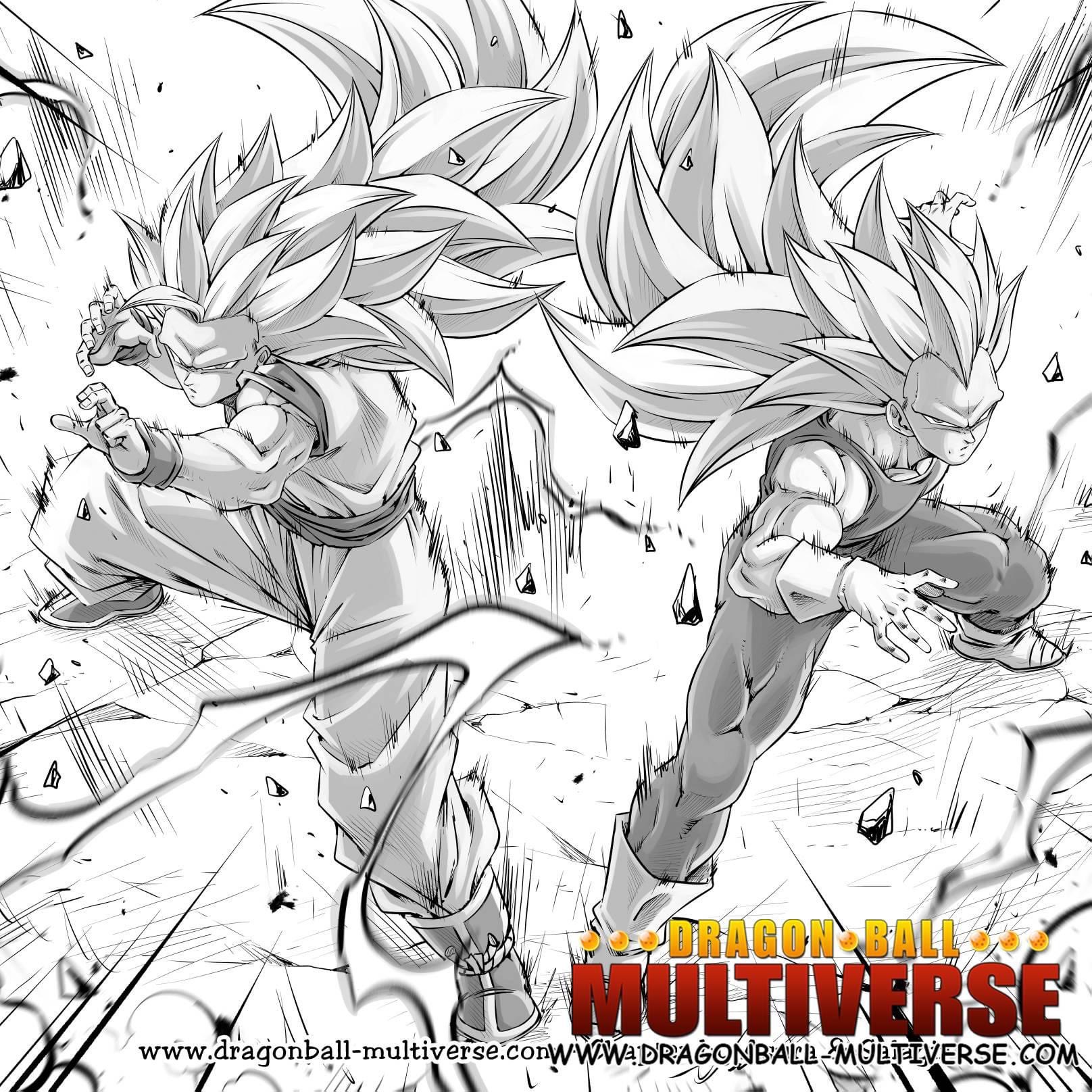 Dragon Ball Multiverse Goku & Vegeta SSJ