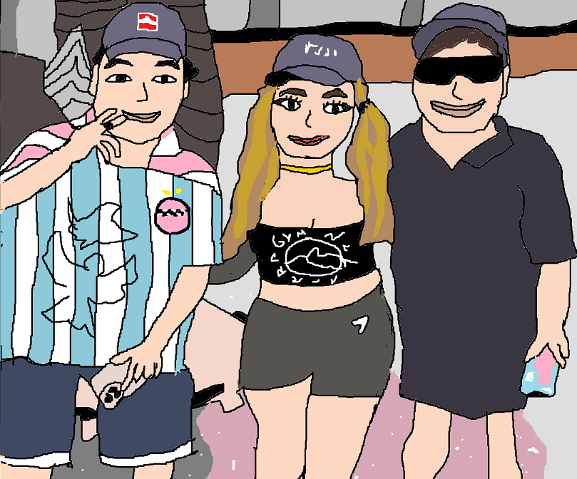 Lp1zarr0's tweet photo. dibujo a mis mejores amigos @SpreenDMC , @JuanSGuarnizo y @arigameplays , tardé 1 mes en terminarlo así que espero les guste y puedan verlo 🤓🫵

si dan RT me ayudarían mucho para que lo vean 🐸🫰

#LaVelada2 #LaVeladaDelAño2 https://t.co/fBg9ANngEs