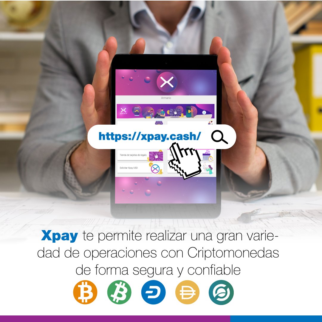 #Xpay | Nuestra #PasarelaDePagos te permite realizar una gran variedad de operaciones con #Criptomonedas de forma segura y confiable ✅ xpay.cash