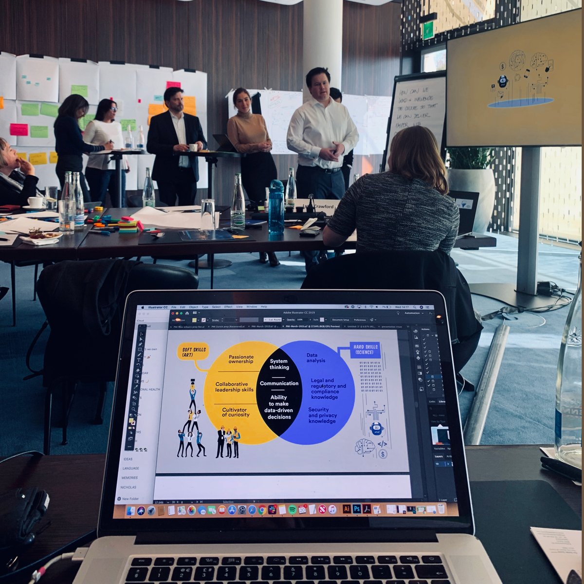 Digital scribing in action! 
#Illustration #LiveScribing #LiveEventillustration #DigitalScribing