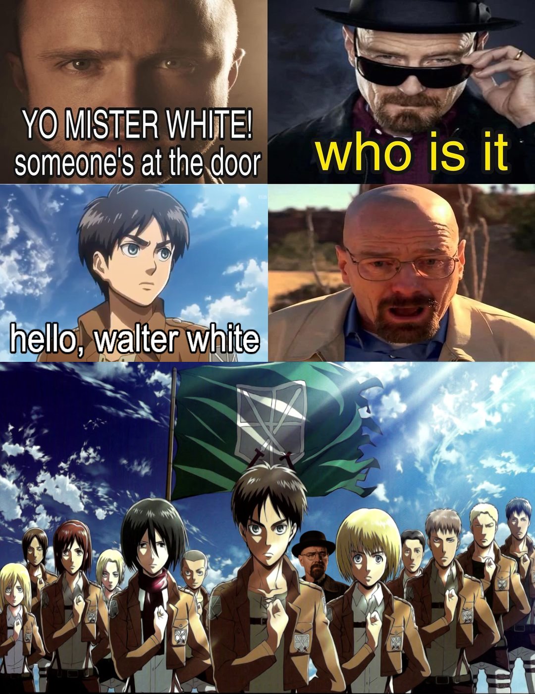 Walter White in MAPPAs AOT style  rAttackOnRetards