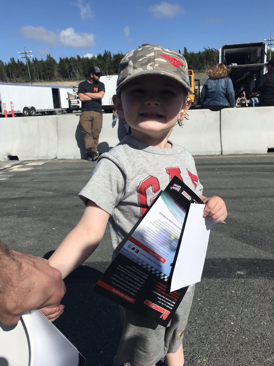 Baymen86's tweet photo. Having an absolutely amazing time @EastboundPark the little feller is still in awe at the race cars @NASCARPintys  thank you so much for bringing this to the Rock! #NASCARontheRock https://t.co/JI2zPOP3UQ