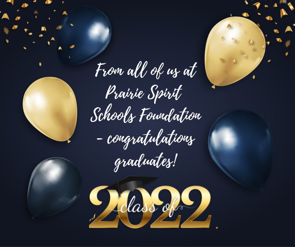 "Take pride in how far you’ve come. Have faith in how far you can go. But don’t forget to enjoy the journey." ~ Michael Josephson
From all of us <a href="/PSSFdn/">Prairie Spirit Fdn</a> congratulations to all 2022 graduates! <a href="/prairiespiritsd/">Prairie Spirit SD</a>