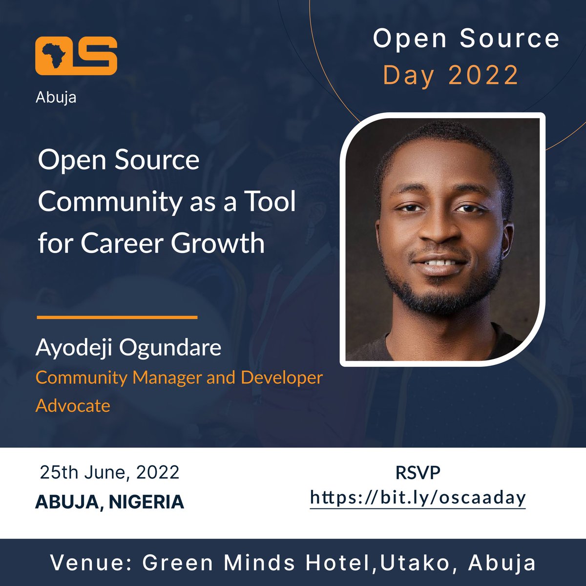 ayodejidev's tweet photo. Join me tomorrow let's talk Open Source @_oscaabuja #OpenSourceDayAbuja https://t.co/55kgremdkq