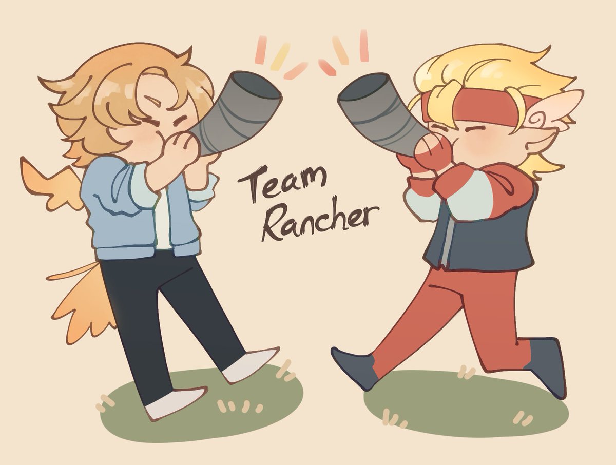 Oh hey! They got goat horn

#Teamrancher 
#solidaritygamingfanart 
#tangotekfanart 
#doublelifefanart