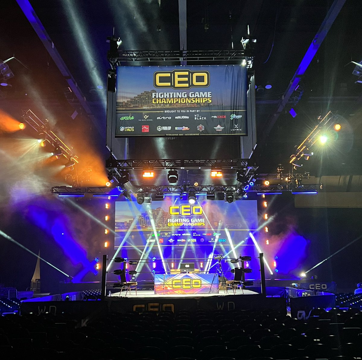 #CEO2022 is officially underway! Tune in this weekend on Twitch, or if you’re here in person look out for our partner @wd_black doing giveaways all event long!