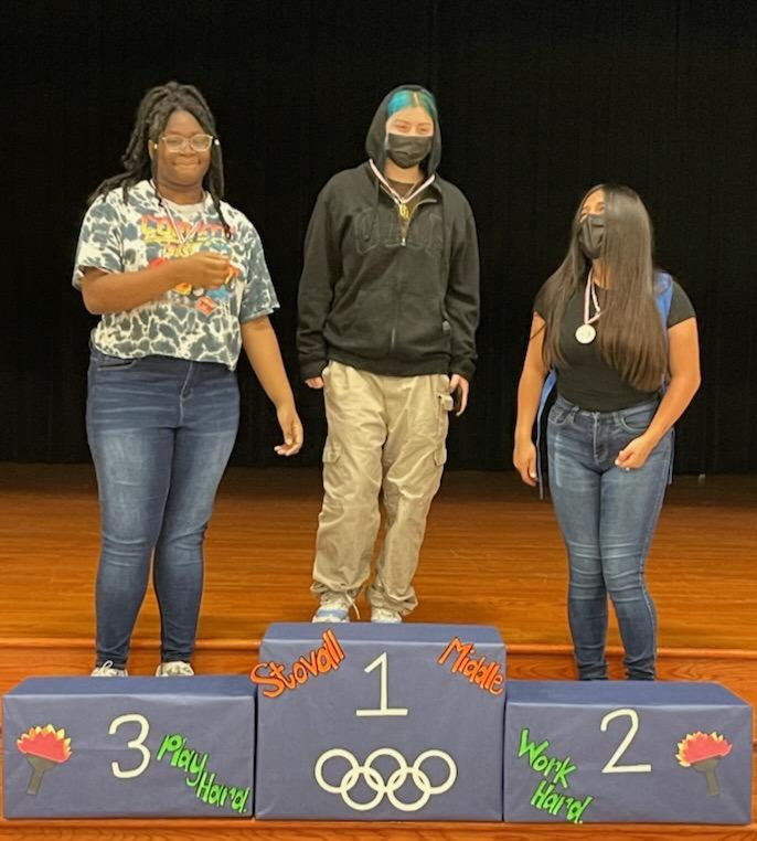 MatthewDCamp's tweet photo. #TeamBlaze #StovallSuccess
@pdevans01 @Cynthiahrrs104 @DrGarnerSimmons @lmamerson @StovallMS_AISD @wright_elsa @AldineISD These are our final Academic Olympians. These students showed up and showed out. #smoother #fresh #jar #Skippy #summerschool. https://t.co/gPZ2cR1MRv https://t.co/AagGqlauJr