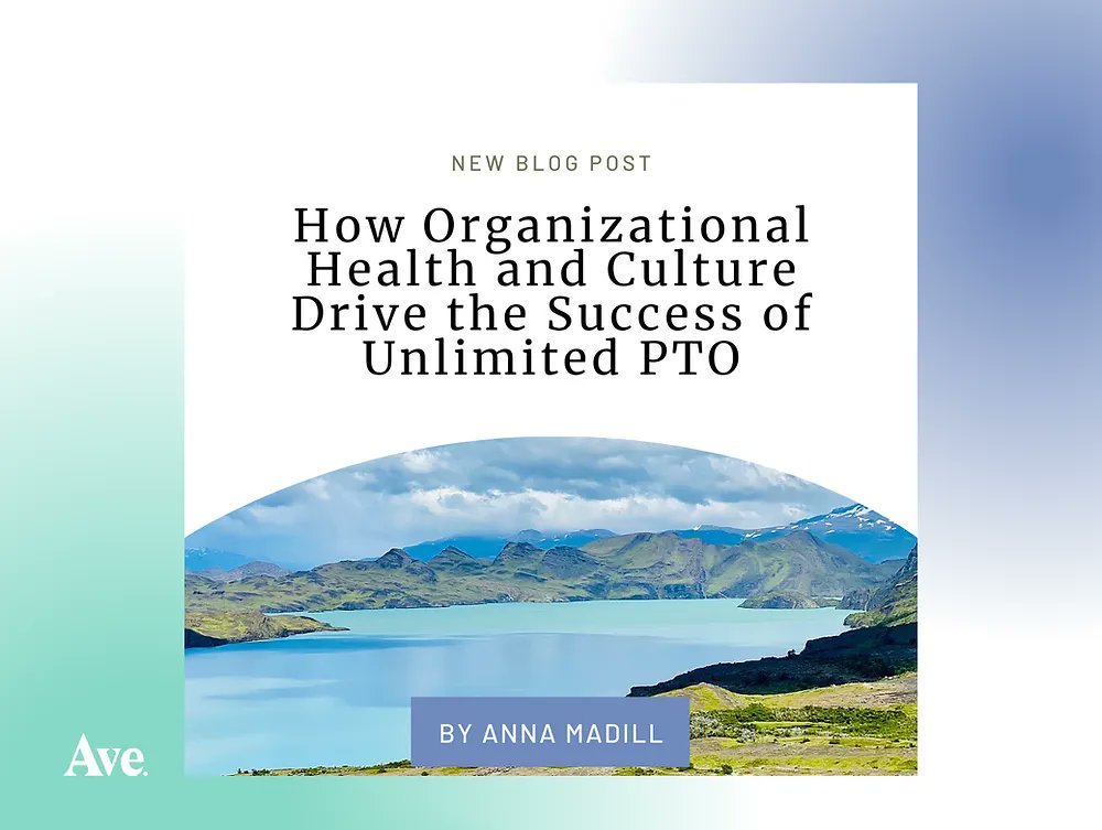 Unlimited PTO is only as successful as the organizational culture that supports it and 1. a high-trust, healthy organization is essential and, 2. a culture that promotes, measures and rewards taking time off is imperative. 📲 Read Anna's full blog post: buff.ly/3bpyeeL