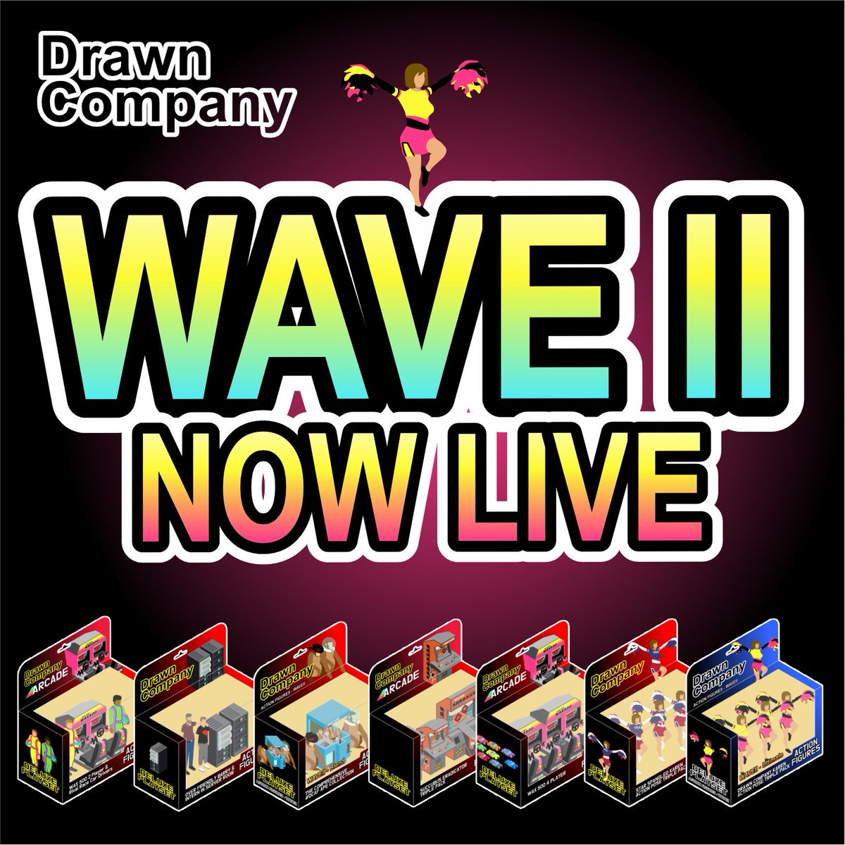 FunnyNFTGuy's tweet photo. We are live... We are #DrawnCompany - This is #WaveII https://t.co/Cs9aCyMYsf