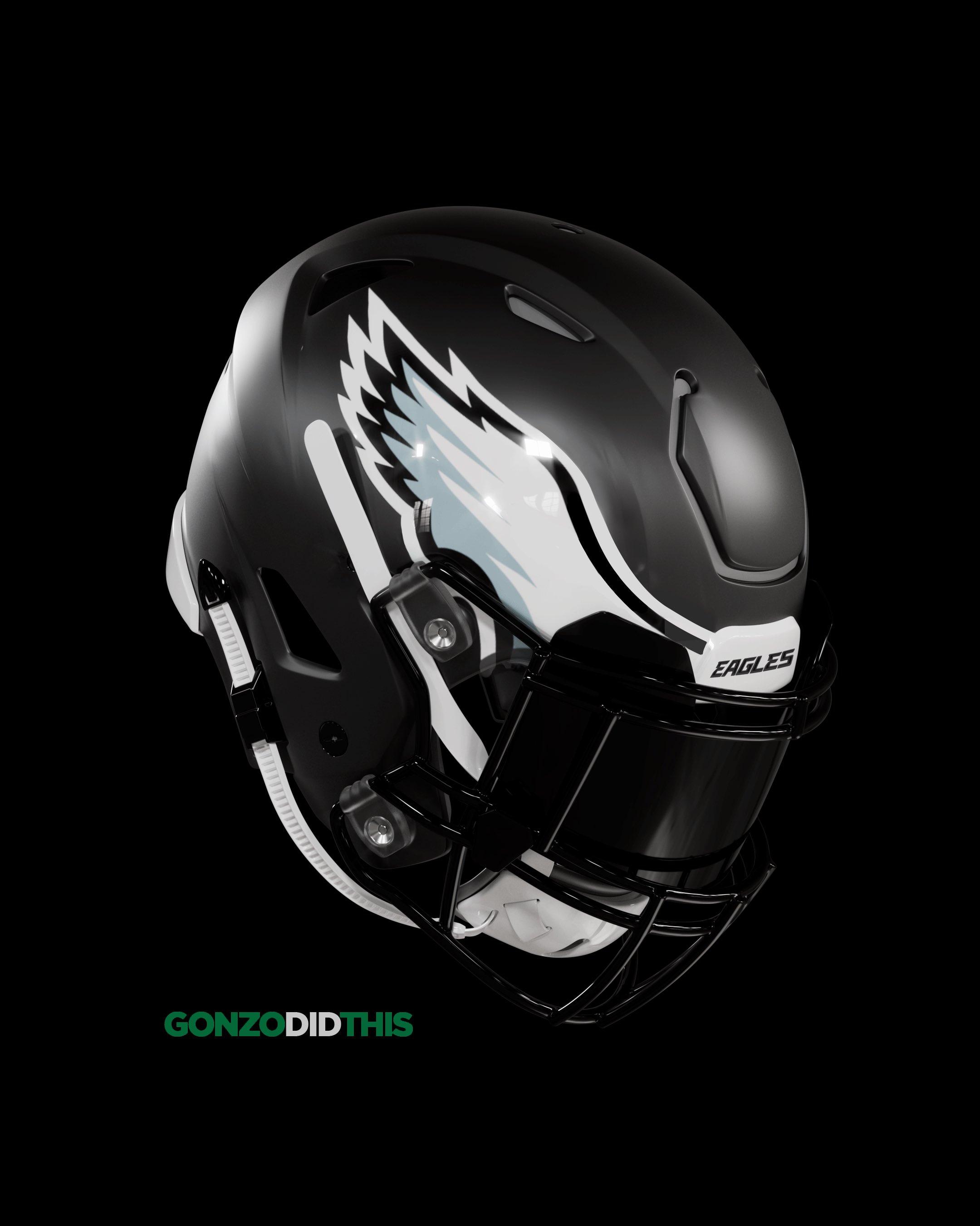 Eagles Unveil Black Helmet for 2022, to be Replaced with Kelly Green in '23  – SportsLogos.Net News