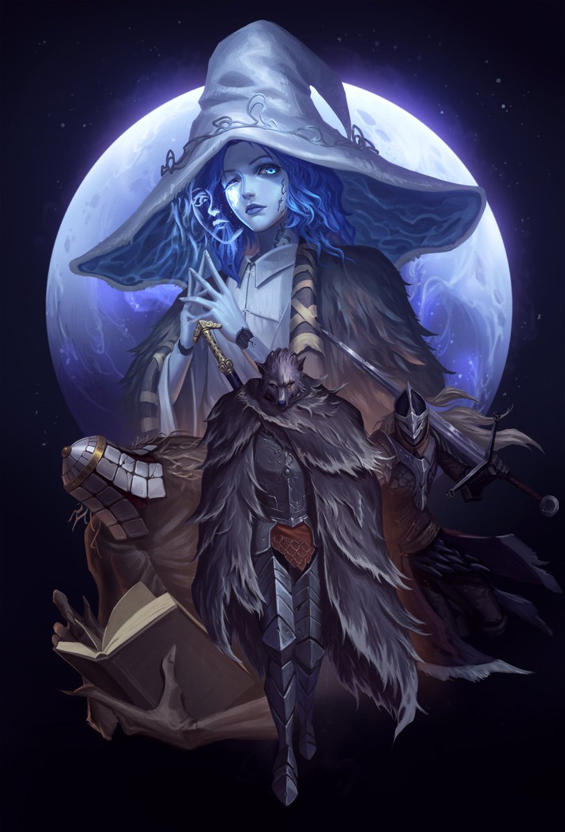 THE ART OF VIDEO GAMES on X: Fan art Elden Ring - Ranni the Witch Artist: @riuka0813 / X