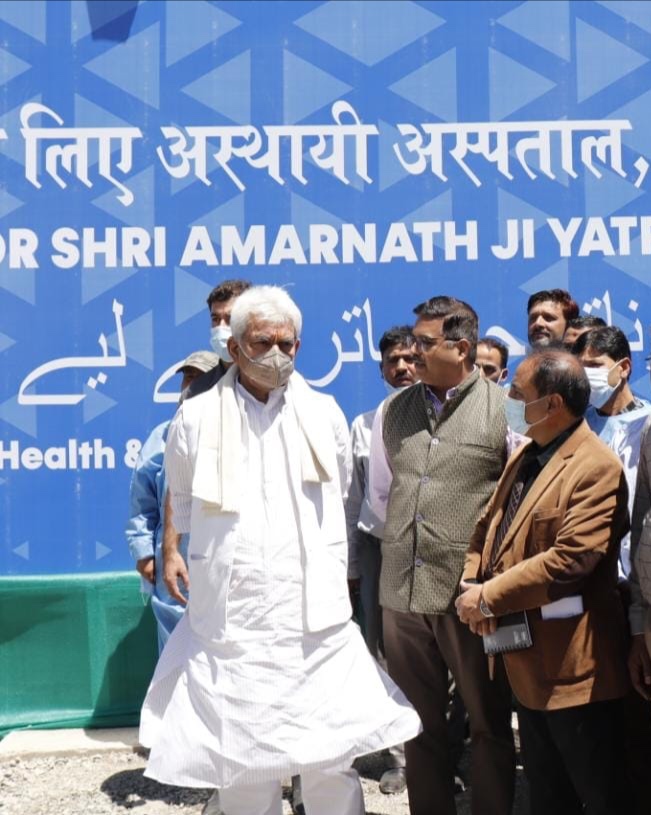 official_ddepl's tweet photo. #DeepaliDesigns is delighted to announce the completion of two 50-bedded #hospitals at #Chandanwari and #Baltal, on the route to the Shri #Amarnath Cave, inaugurated by Lt. Gov. @manojsinha_ of J&K Govt in Collaboration with the @DRDO_India
#SriAmarnathYatra #amarnathyatra https://t.co/1HfHfOPIJq